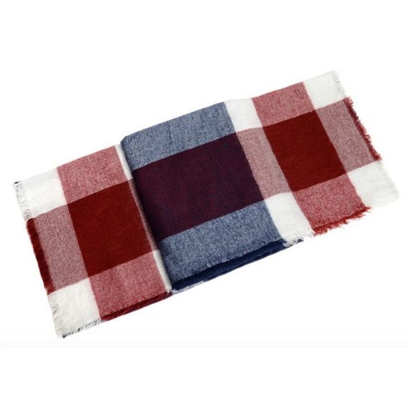 Women's Scarves Wraps Warm Blanket Scarf Shawl Winter Plaid Scarfs For Women🫵 - Picture 8 of 9